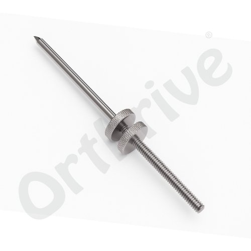 Austin Moore Pin with 2 Nuts 3mm-SS