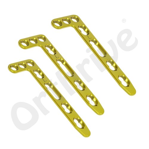 2.4mm Locking Dorsal Distal Radius L-Plate (3 Head Holes) Oblique 2.4mm Locking Dorsal Distal Radius L-Plate (3 Head Holes) Oblique