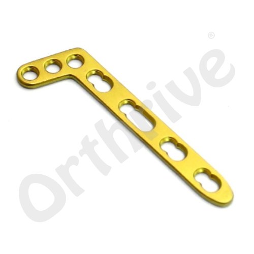 2.4mm Locking Dorsal Radius L-Plate (3 Head Holes)- SS/TT