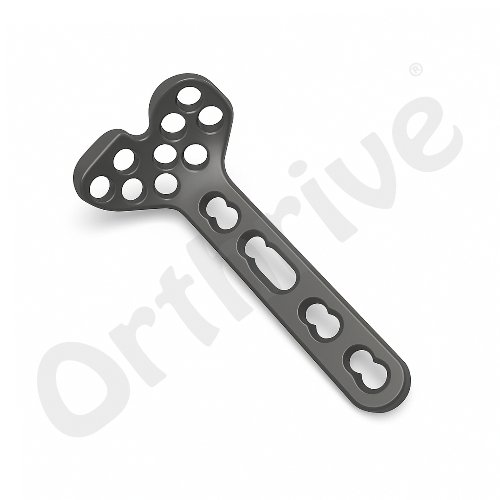 2.4mm Locking Volar Distal Radius Plate (9 Head Holes)- SS/TT