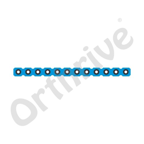 2.7mm Locking Reconstruction Plate (Round Holes) - TT