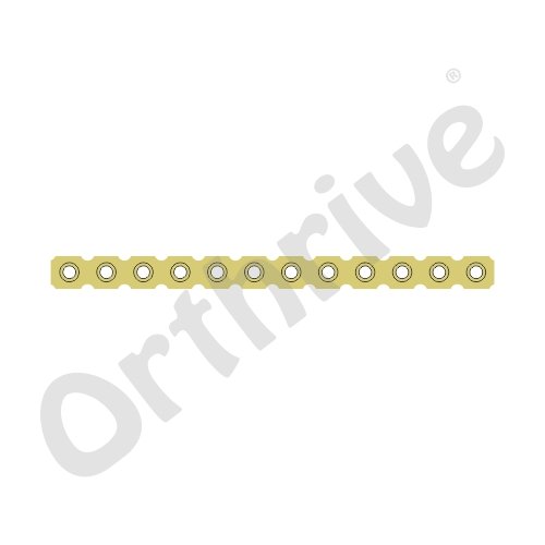 2.7mm Reconstruction Plate (Round Holes) - TT
