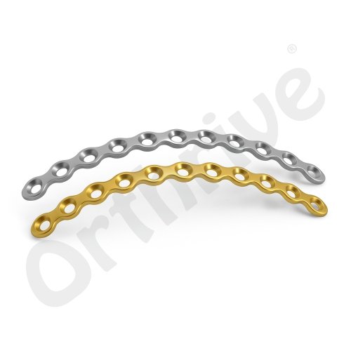 3.5mm Pelvic Reconstruction Plate with Low Profile (Curved)- SS