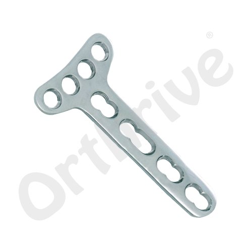 3.5mm T Plate Right Angled (4 Head Holes)SS/TT