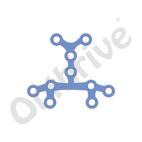 Nose Plate X-Shape - TT