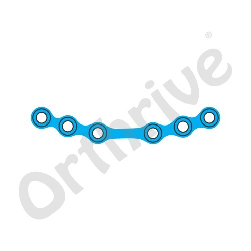 Orbital Plate with Bridge-SS/TT