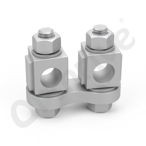 Twin Adjustable Clamp Straight