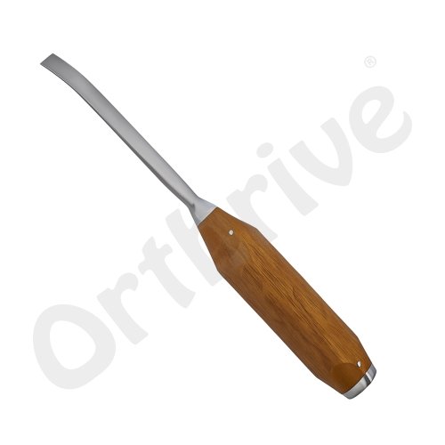 Osteotome With Fiber Handle Curved