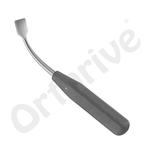 Periosteal Elevator With Fiber Handle, Straight/Curved Shaft Round Edge