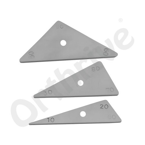 Triangular Positioning Plate 100/60/20 Degree